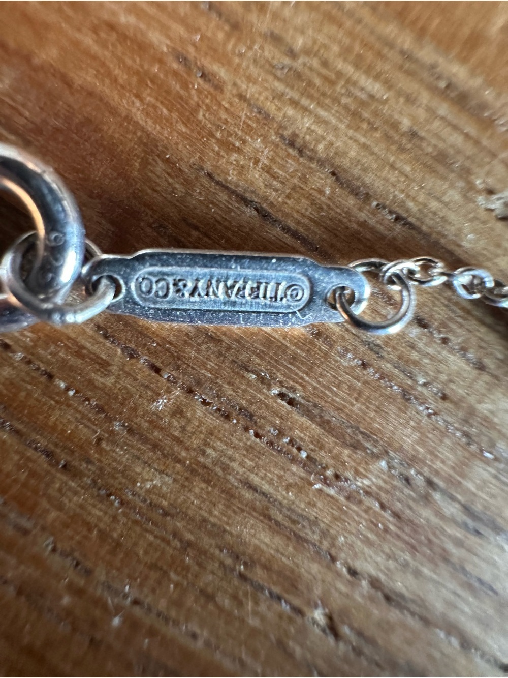 Tiffany & Co. Silver Necklace with Turquoise and Silver Heart Pendants - Picture 5 of 8